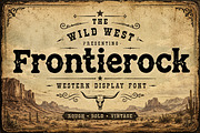 Frontierock, a Sans Serif Font by Wow Magic (Thumbnail 3 of 4)