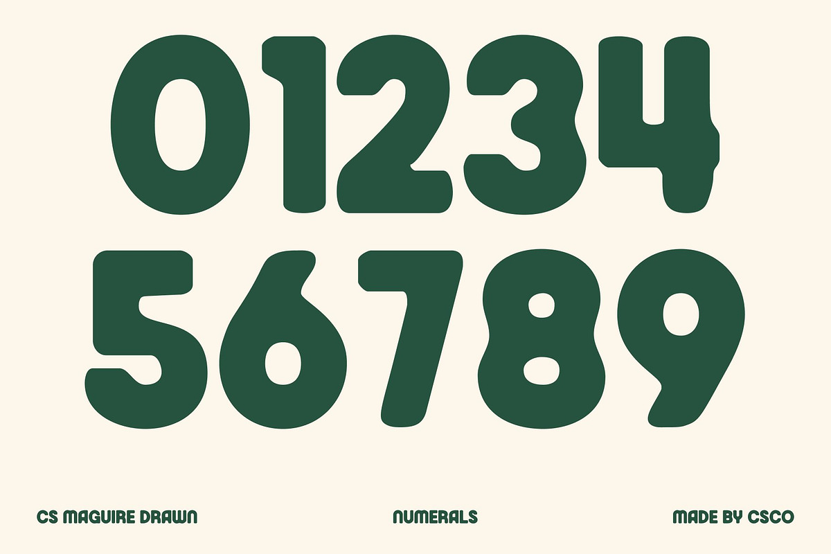 CS Maguire Drawn, a Sans Serif Font by Craft Supply Co. (Photo 5 of 8)