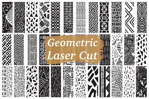 Abstract Geometric Laser Cut, a Graphic by jahid234