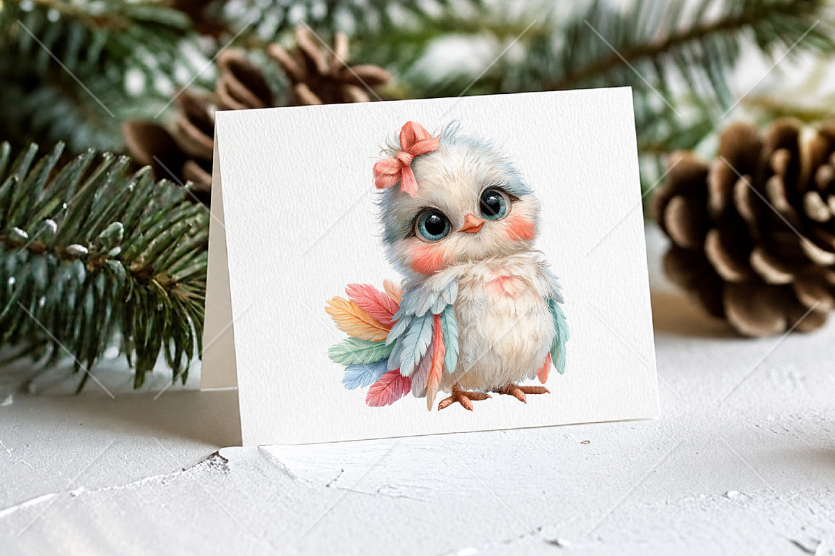 Cute Bird Sublimation PNG Clipart, a Seasonal Illustration by Canvas Craft (Photo 7 of 10)