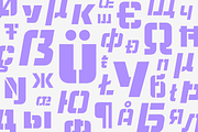 Lokoxi Stencil Pro - Standard Family, a Sans Serif Font by Anfound Type (Thumbnail 7 of 16)