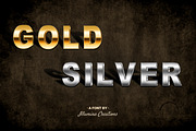 Gold and Silver Display Font Bundle, a Font by Illumina Creations (Thumbnail 1 of 10)