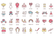 88 Wedding Icons, an Icon by Flat Icons (Thumbnail 3 of 4)