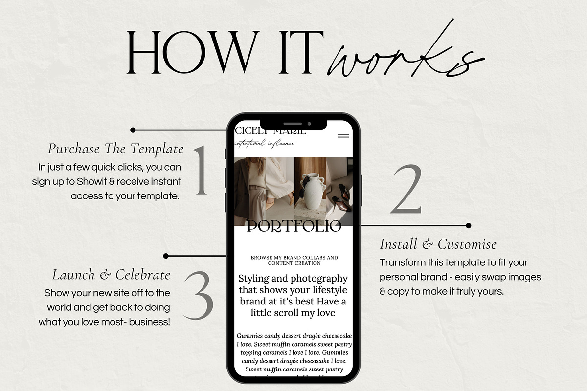 Portfolio Website Template, a Websites & App Template by Field Digital (Photo 3 of 10)