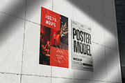 Poster Model mockup, an Advertising Mockup by Twins_studio926 (Thumbnail 3 of 5)