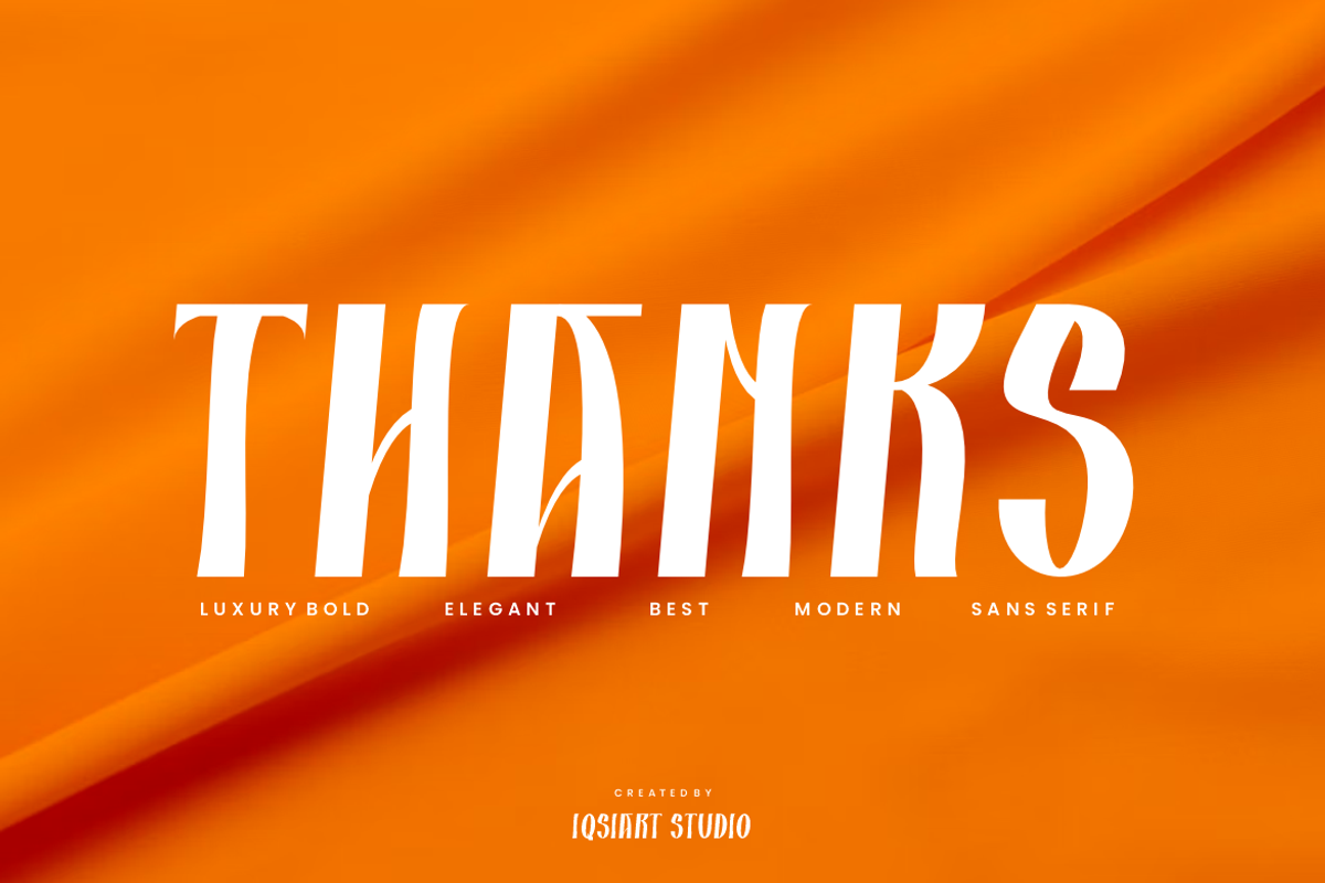 Redoxav - Luxury Bold Font, a Sans Serif Font by Iqsiart Studio (Photo 6 of 6)