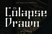 CS Colapse Drawn, a Sans Serif Font by Craft Supply Co. (Thumbnail 1 of 8)