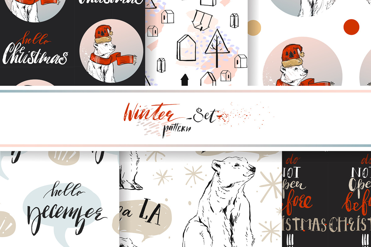 Dear Santa Christmas set, a Card Template by Anastasy_helter (Photo 4 of 10)