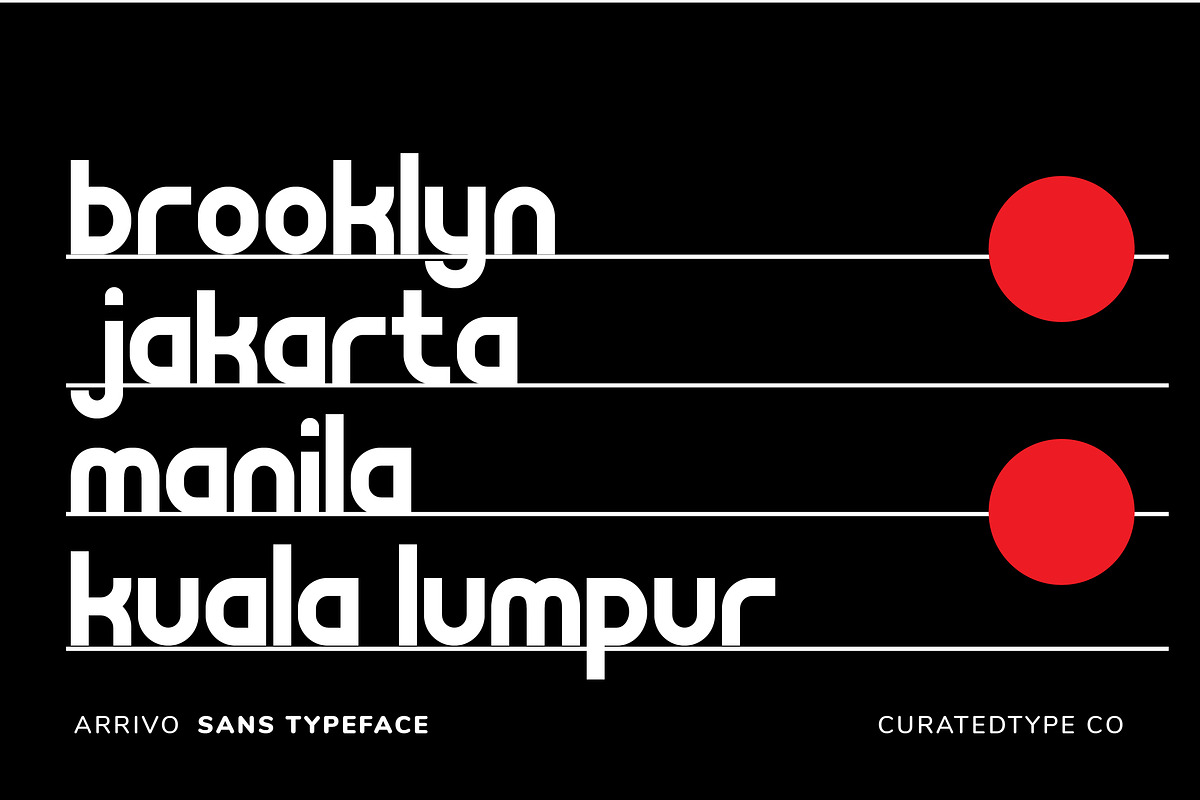 Arrivo Sans - Modern Sans Font, a Sans Serif Font by CuratedType Studio (Photo 7 of 9)