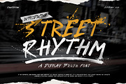 Street Rhythm Marker Graffiti Y2k Di, a Blackletter Font by dansdesign (Thumbnail 1 of 9)