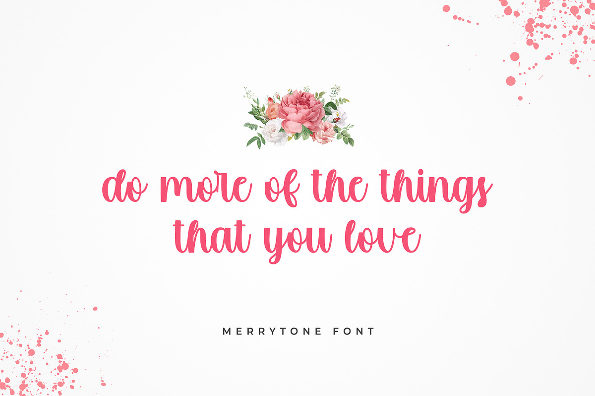 Merrytone | Modern Stylish Font, a Script Font by WDfont (Photo 2 of 7)