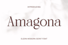 Amagona Clean Modern Serif