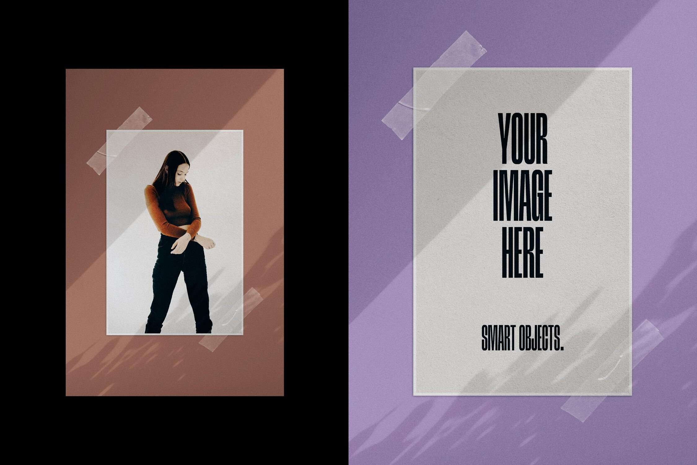 Taped Poster Effect, a Layer Style Add-On by Design Squad