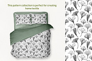 Gingko leaves floral patterns, a Pattern Graphic by Dina Guiter (Thumbnail 12 of 14)