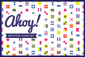 Ahoy! Nautical Flags Vector Set