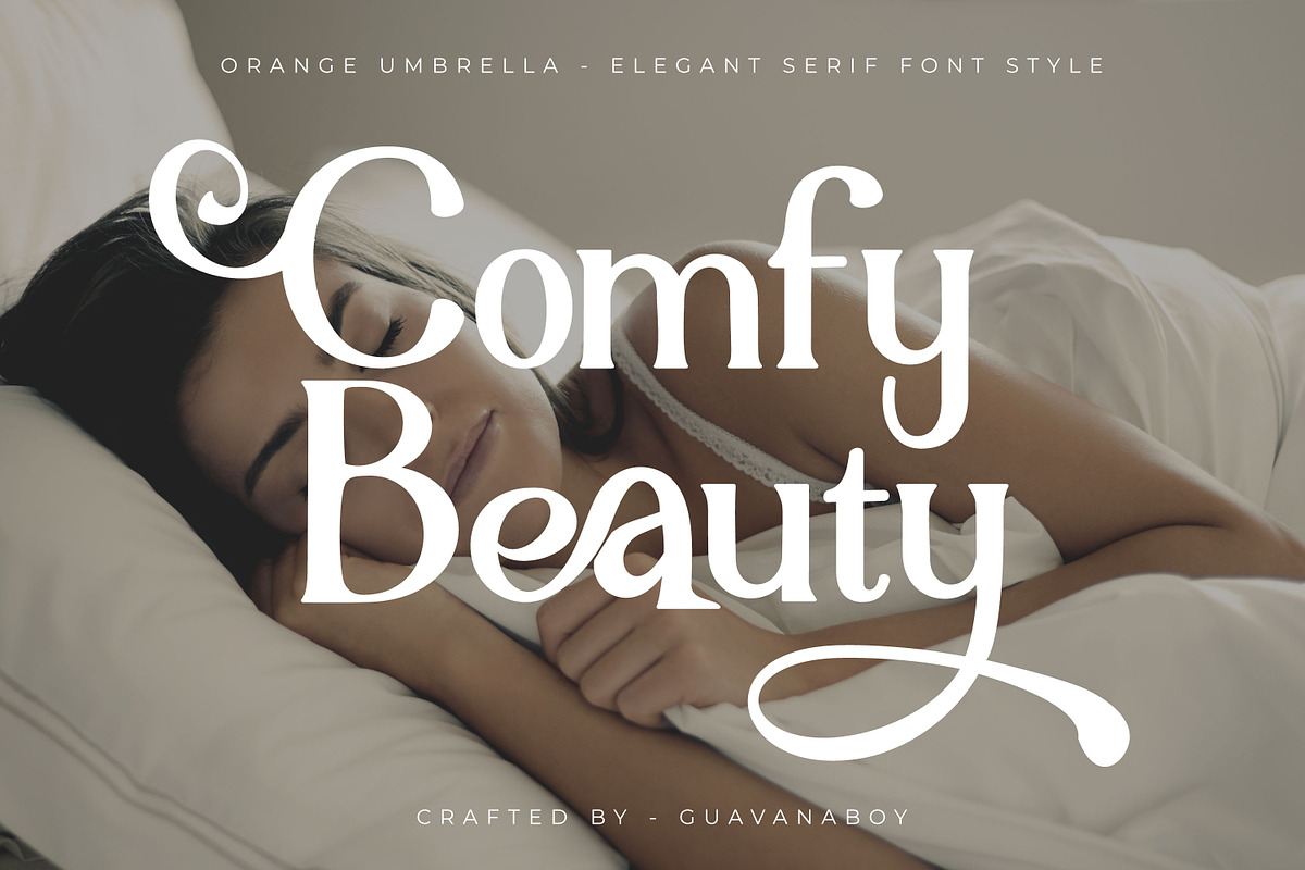 Orange Umbrella Beautiful Serif Font, a Serif Font by Guavanaboy (Photo 3 of 11)