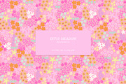 Ditsy Meadow floral pattern, an Illustration by nathalieclaire (Thumbnail 1 of 15)