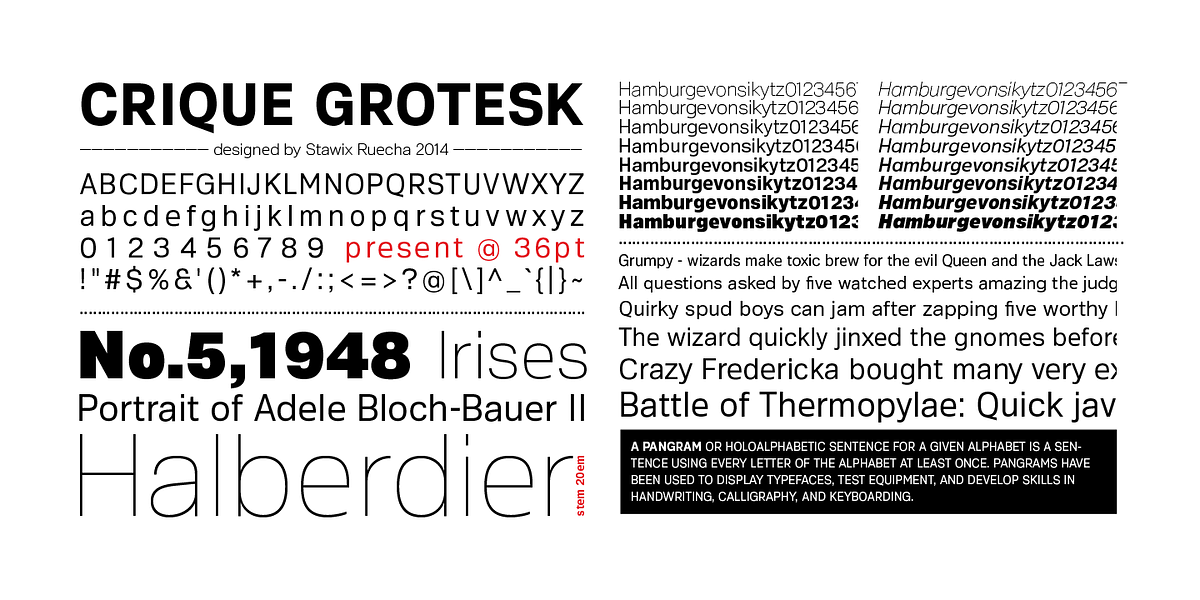 Crique Grotesk, a Sans Serif Font by Stawix (Photo 3 of 8)