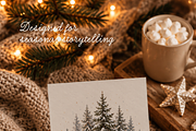 Christmas Stationery Mockup Bundle, an Advertising Mockup by Serenefeeling (Thumbnail 10 of 14)