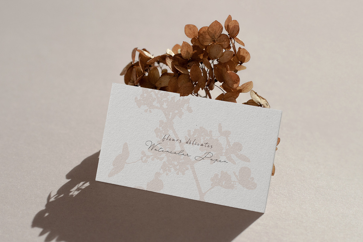 Watercolor floral fine art paper, a Texture Graphic by Anna Sokol (Photo 4 of 14)