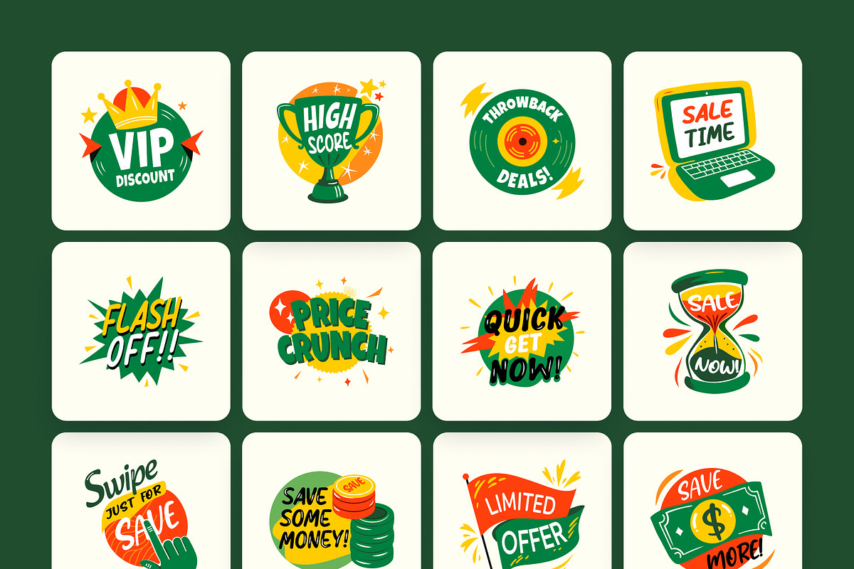 Promotional Stickers, an Emoji Icon by Vectors Market (Photo 7 of 9)