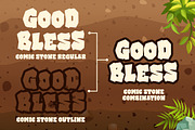 Comic Stone a Bouncy Playful Font, a Font by Blankids Studio (Thumbnail 5 of 7)