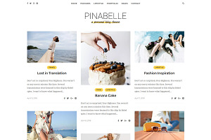 Pinabelle Personal Blog WP Theme