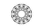 Black and White Mandala Patterns Set, a Decorative Illustration by NJ Himel (Thumbnail 14 of 101)