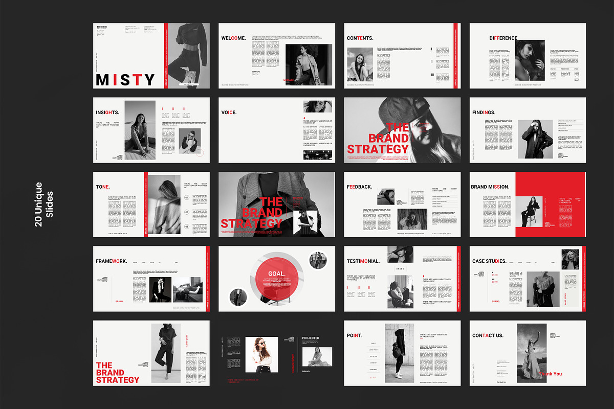 Brand Strategy Presentation Template, a Presentation Template by PrintIdea (Photo 8 of 8)