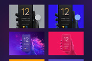 Unicolor & B/W Hands BUNDLE iPhone, an iPhone Mockup by Pierre Borodin (Thumbnail 10 of 10)