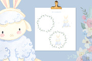 EASTER clipart. Watercolor set, an Animal Illustration by OlliArtDesign (Thumbnail 5 of 12)