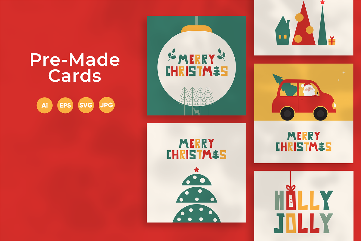 COZY Merry Christmas Bundle, a Decorative Illustration by Ninos Mandala (Photo 4 of 9)