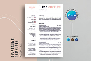 Nurse Resume, a Resume Template by DesignDevisers