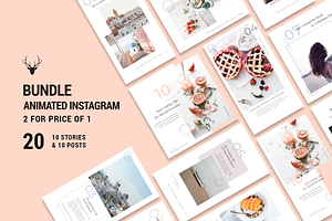 2 For 1 BUNDLE - ANIMATED Insta Pack