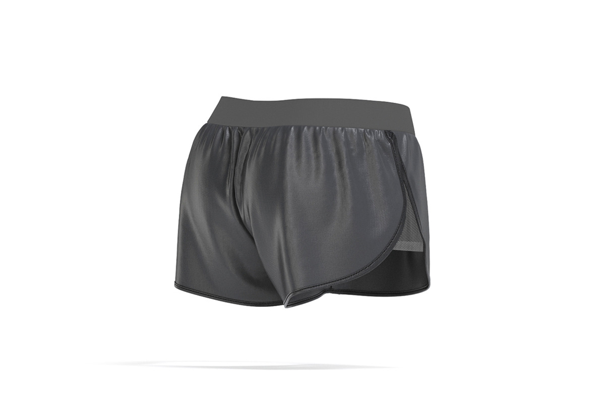 Black Women Sport Shorts 3D Model, an Object 3D Model by rebrandy (Photo 5 of 9)