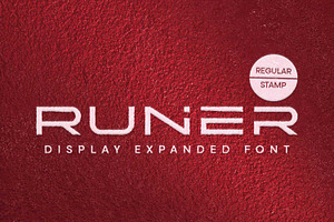 Runer - Expanded display font