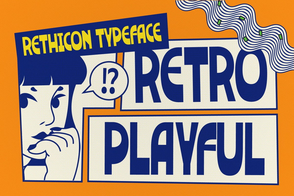 Rethicon, a Sans Serif Font by graphicook (Photo 2 of 10)