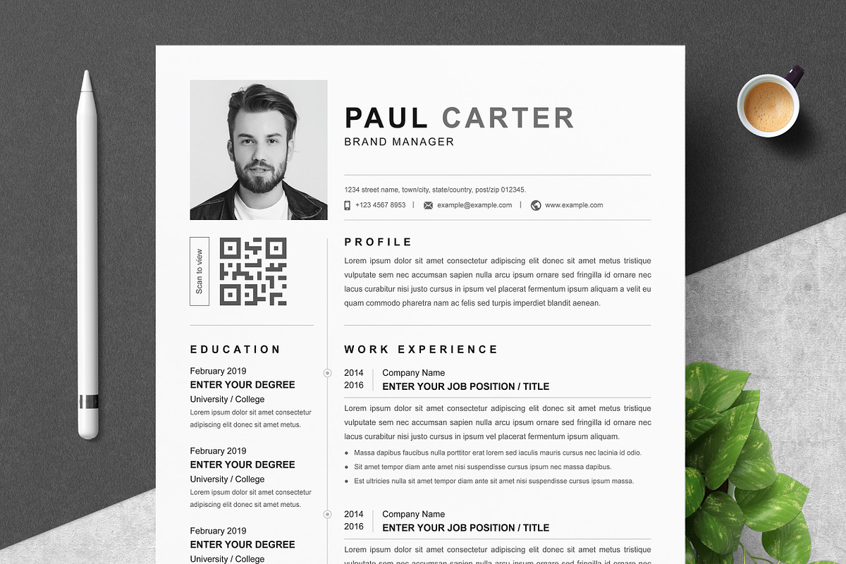 JOB WINNING RESUME - 50 TEMPLATES, a Resume Template by ResumeInventor (Photo 71 of 184)