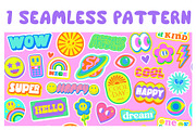 CUTE VECTOR STICKERS SET, an Object Graphic by craftlove (Thumbnail 4 of 4)