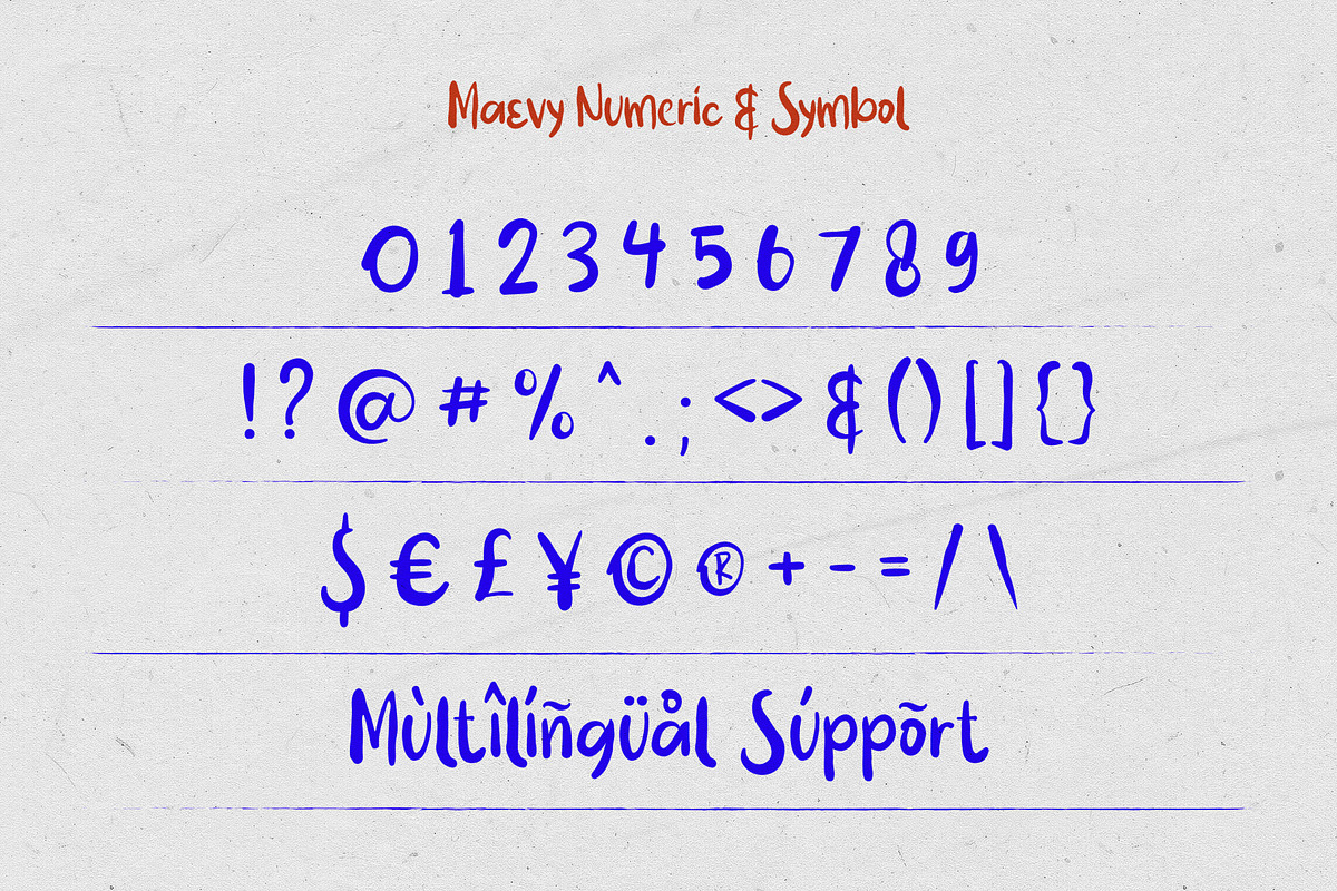 Maevy - Brush Handwritten Font, a Handwritten Font by Inviline.co (Photo 6 of 15)