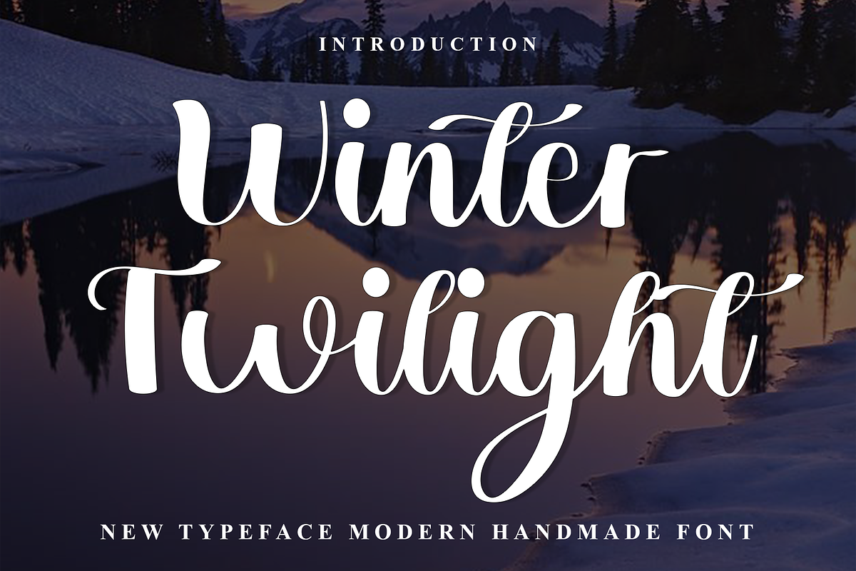 Winter Twilight, a Handwritten Font by FreshTypeINK (Photo 1 of 8)