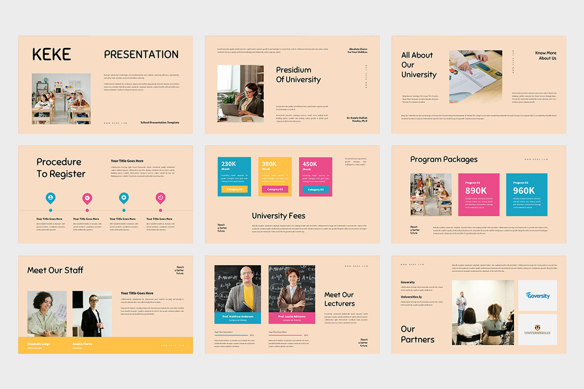 Keke : School Google Slides, a Presentation Template by Punkl Camp (Photo 2 of 9)