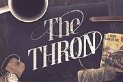Thron / Font, a Serif Font by Leonard Posavec (Thumbnail 1 of 2)