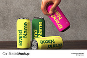 Can Bottle Mockup, a Cups & Container Mockup by graphicook (Thumbnail 1 of 4)