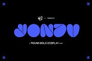 YONDU bold round display typeface, a Font by MDP TYPEFACES (Thumbnail 1 of 6)