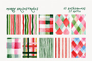 Patterned Christmas backgrounds, a Background Graphic by Essentially Nomadic (Thumbnail 6 of 10)