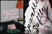 Dirty Luxe: Inky Messy Script Font, a Script Font by AnMark (Thumbnail 5 of 12)