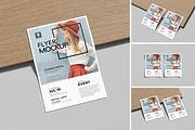 Flyer Mockup, an Advertising Mockup by graphicsecond (Thumbnail 1 of 5)