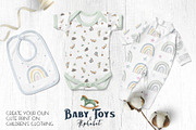 Watercolor Baby Toys & Alphabet, an Object Graphic by Ana-Sakuta (Thumbnail 17 of 21)
