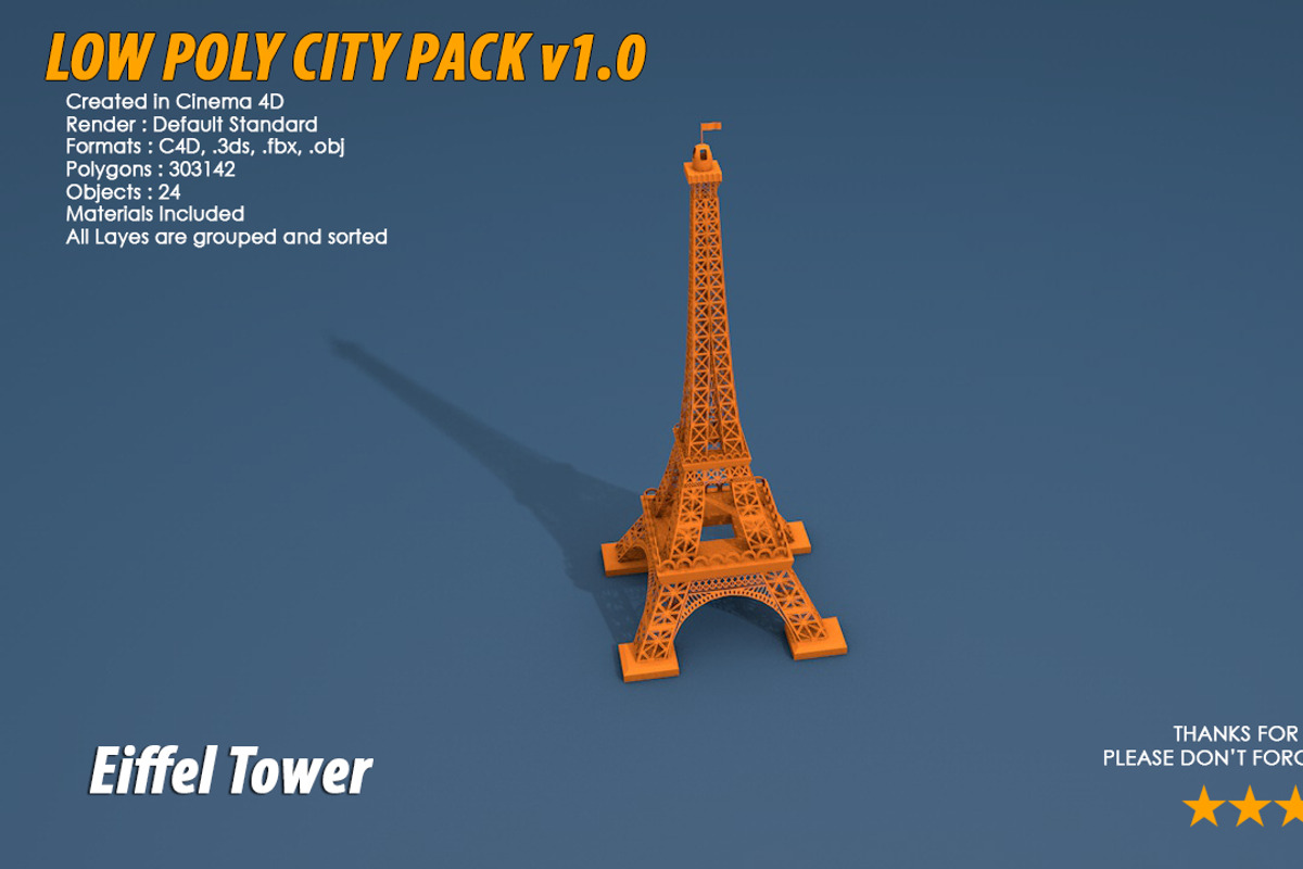 Low Poly City Pack 1, an Architecture 3D Model by multimedia4ds (Photo 7 of 40)
